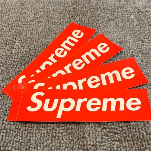 Supreme stickers